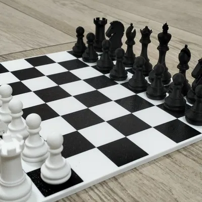 Bộ cờ vua in 3D thông minh kèm khay đựng tiện lợi