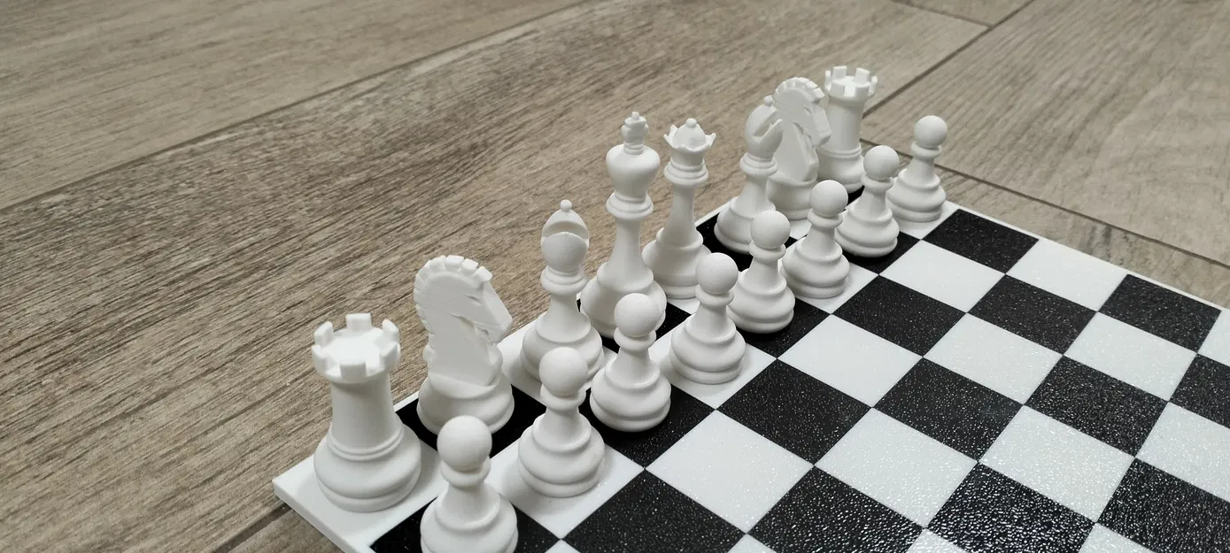 Bộ cờ vua in 3D thông minh kèm khay đựng tiện lợi - Image 5