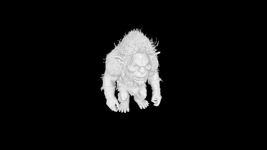 Mô hình Troll giả tưởng siêu chi tiết dành cho in 3D - Image 1