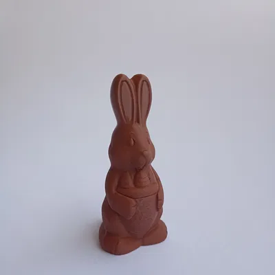 Mô hình chú thỏ socola trang trí lễ Phục Sinh 3D