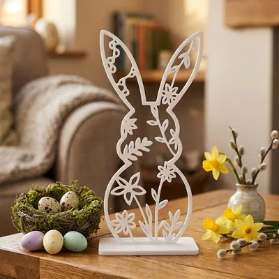 Mô hình chú thỏ trang trí Phục sinh in 3D dễ thương
