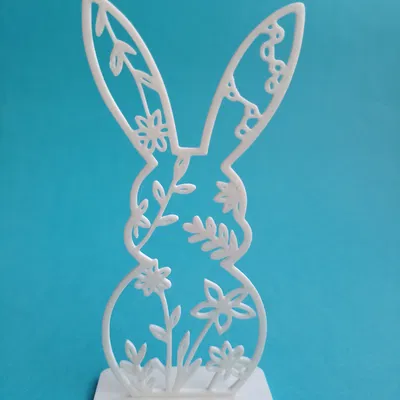 Mô hình chú thỏ trang trí Phục sinh in 3D dễ thương