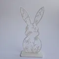Mô hình chú thỏ trang trí Phục sinh in 3D dễ thương - Thumbnail 4