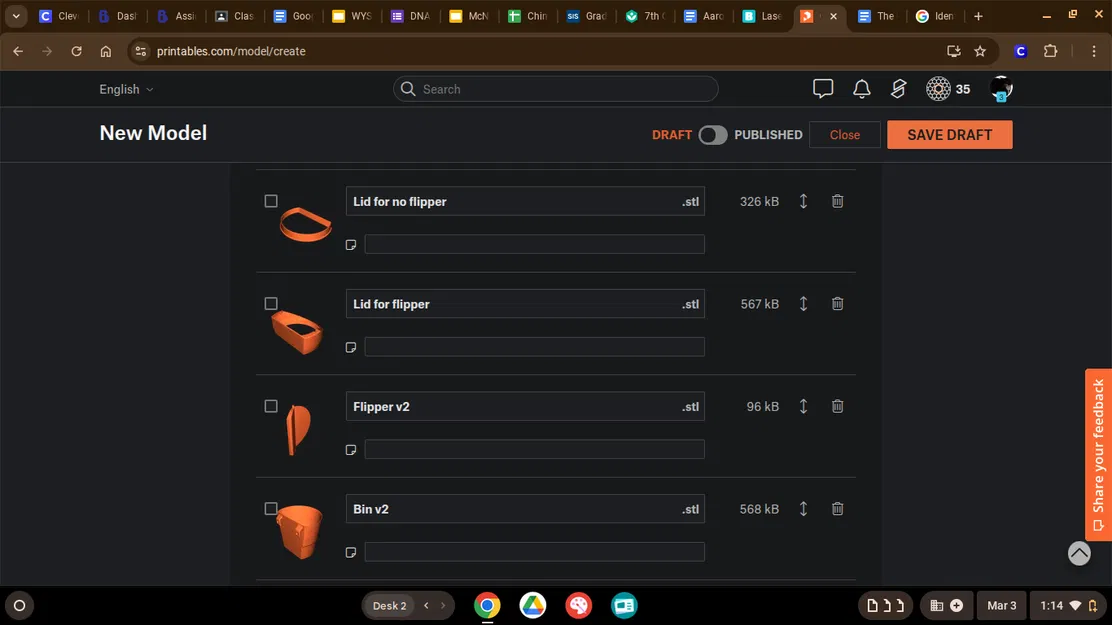 Thùng rác treo tiện lợi cho xe hơi - Tự in 3D sạch sẽ gọn gàng - Image 1