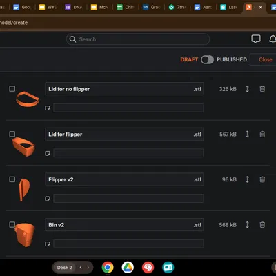 Thùng rác treo tiện lợi cho xe hơi - Tự in 3D sạch sẽ gọn gàng