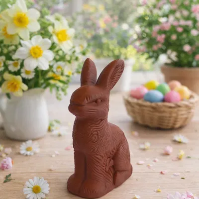 Mẫu in 3D Chú Thỏ Socola (Chocolate Easter Bunny) trang trí Phục Sinh