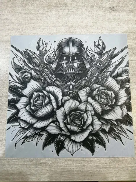 Mẫu in 3D Hue Forge Darth Vader phong cách nghệ thuật độc đáo - Image 1