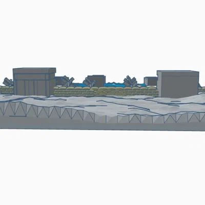 Mô hình sa bàn chiến trường D-day (WW2) in 3D chi tiết