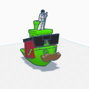 Mô hình tàu Crazy Benchy độc lạ cho máy in 3D
