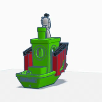 Mô hình tàu Crazy Benchy độc lạ cho máy in 3D