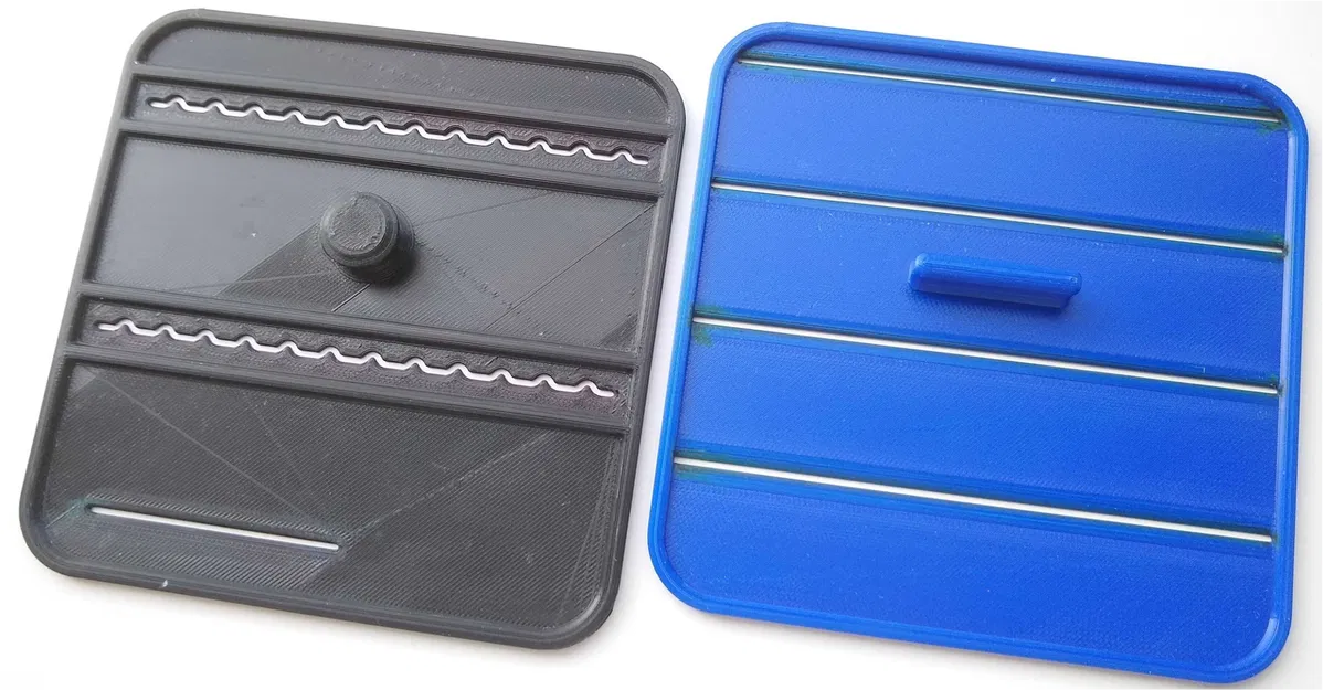 Bộ khuôn kẻ dòng gieo hạt cho đĩa Petri vuông (120 x 120 mm) - Image 1