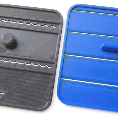 Bộ khuôn kẻ dòng gieo hạt cho đĩa Petri vuông (120 x 120 mm)