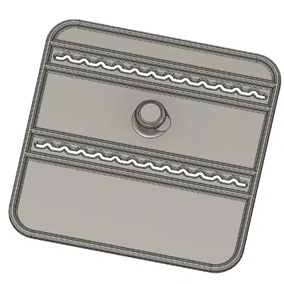 Bộ khuôn kẻ dòng gieo hạt cho đĩa Petri vuông (120 x 120 mm)