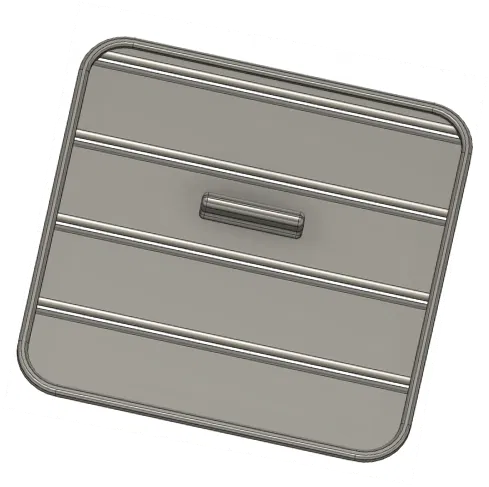 Bộ khuôn kẻ dòng gieo hạt cho đĩa Petri vuông (120 x 120 mm) - Image 3