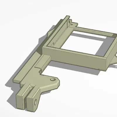 Bộ khung bản lề bên hông kết hợp lọc khí cho máy in 3D