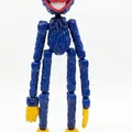 Mô hình Huggy Wuggy có khớp nối từ Poppy Playtime - File in 3D - Thumbnail 1