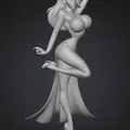 Mô hình 3D Jessica Rabbit tại Velvet Club sắc nét và tinh tế - Thumbnail 1