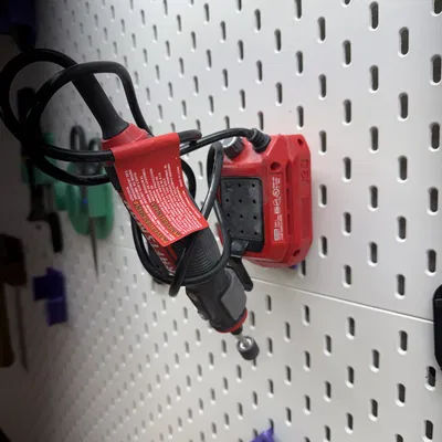 Giá treo máy mài Craftsman trên bảng SKADIS - Phụ kiện in 3D tiện lợi