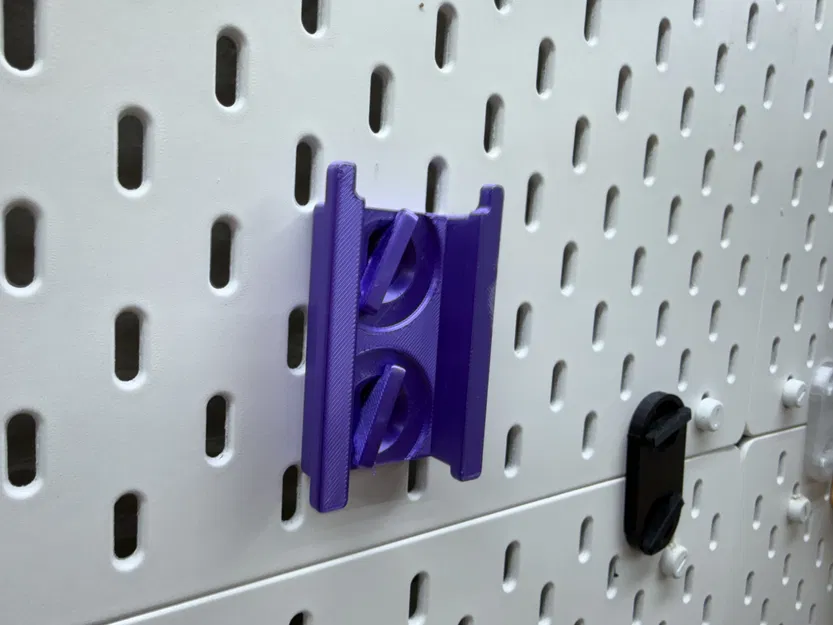 Giá treo máy mài Craftsman trên bảng SKADIS - Phụ kiện in 3D tiện lợi - Image 4