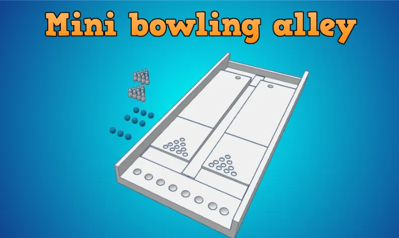 Sân chơi bowling để bàn - Image 1