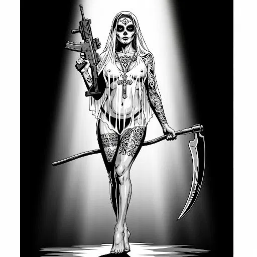 Mô hình 3D Spotlight Reaper: Nữ chiến binh tử thần cá tính - Image 2