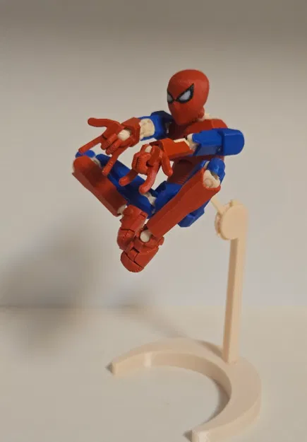 Mô hình in 3D Spider-Man khớp nối linh hoạt (Proto 9 Dummy 13 Remix) - Image 3