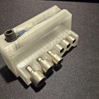 Hộp đựng bộ đầu khẩu và cờ lê lực (Ratchet & HEX) tiện lợi