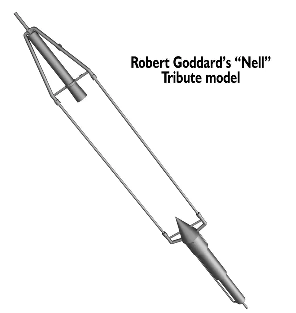 Mô hình tên lửa Nell tri ân Robert Goddard - Image 2