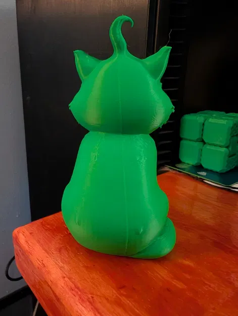 Mô hình 3D mèo Grinch khó tính độc đáo (Grumpy Grinch Cat) - Image 2