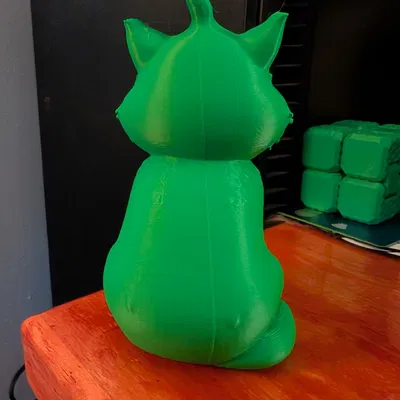 Mô hình 3D mèo Grinch khó tính độc đáo (Grumpy Grinch Cat)