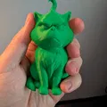 Mô hình 3D mèo Grinch khó tính độc đáo (Grumpy Grinch Cat) - Thumbnail 3