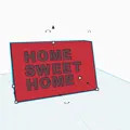 Mô hình trang trí Home Sweet Home để bàn ấn tượng - Thumbnail 4