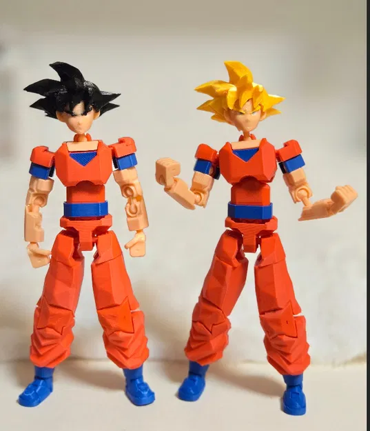 Mô hình 3D Goku phong cách Dummy 13 - Thỏa sức sáng tạo và trưng bày - Image 1