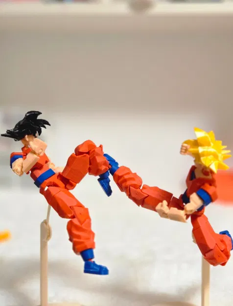 Mô hình 3D Goku phong cách Dummy 13 - Thỏa sức sáng tạo và trưng bày - Image 2