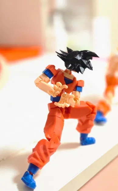 Mô hình 3D Goku phong cách Dummy 13 - Thỏa sức sáng tạo và trưng bày - Image 4