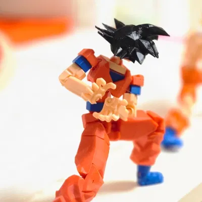 Mô hình 3D Goku phong cách Dummy 13 - Thỏa sức sáng tạo và trưng bày