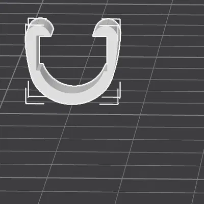 Kẹp giữ dây dầu phanh xe đạp (Hydraulic Line Holder) in 3D