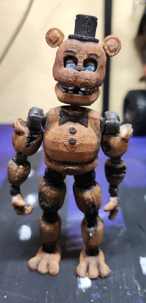 Mô hình Withered Freddy Action Figure có khớp nối in 3D - Image 1
