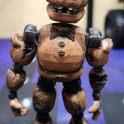 Mô hình Withered Freddy Action Figure có khớp nối in 3D
