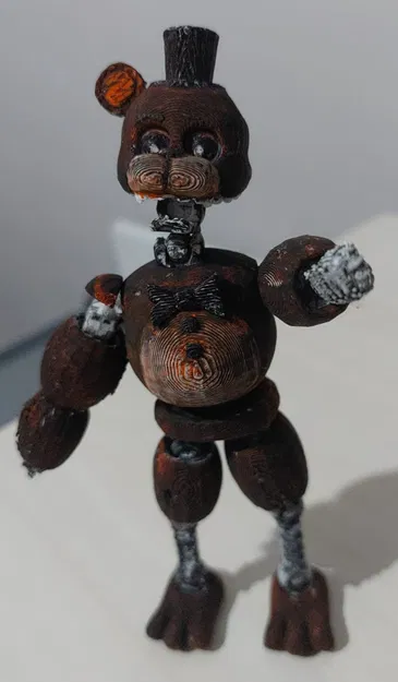 Mô hình Ignited Freddy (FNAF) có khớp nối linh hoạt tự in 3D - Image 2