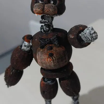 Mô hình Ignited Freddy (FNAF) có khớp nối linh hoạt tự in 3D