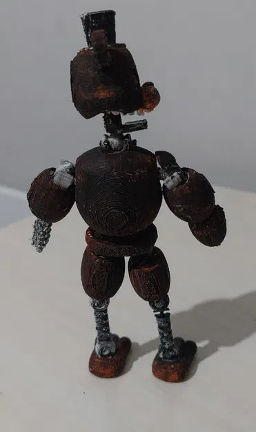 Mô hình Ignited Freddy (FNAF) có khớp nối linh hoạt tự in 3D - Image 3