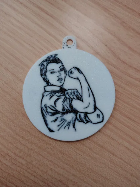 Móc khóa We Can Do It - Hình ảnh Rosie the Riveter - Image 1