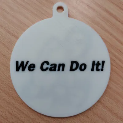 Móc khóa We Can Do It - Hình ảnh Rosie the Riveter