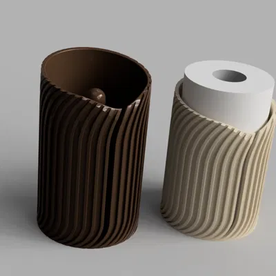 Giá đựng giấy lau tay 3D in 3D thiết kế xoắn ốc hiện đại