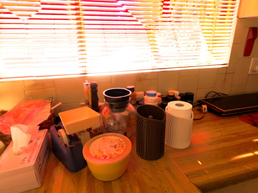 Giá đựng giấy lau tay 3D in 3D thiết kế xoắn ốc hiện đại - Image 3