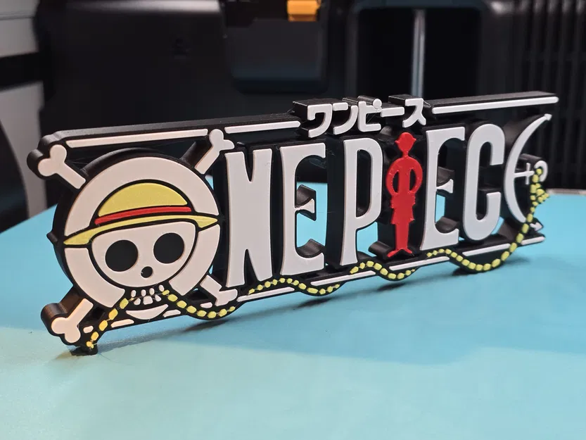 Mô hình Fanart Logo One Piece - Mũ Rơm Monkey D. Luffy - Image 1
