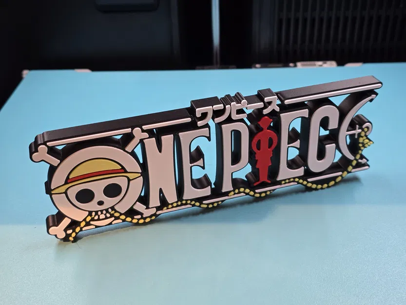 Mô hình Fanart Logo One Piece - Mũ Rơm Monkey D. Luffy - Image 2