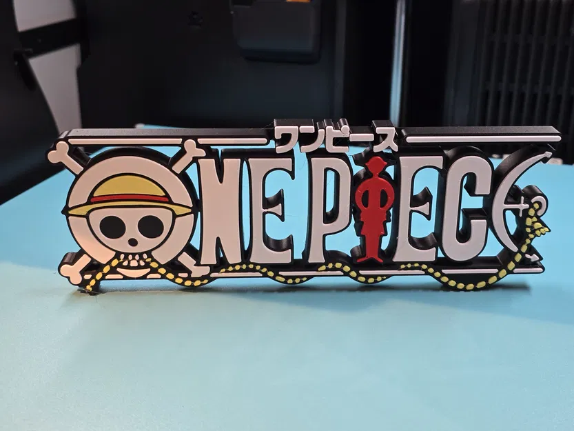 Mô hình Fanart Logo One Piece - Mũ Rơm Monkey D. Luffy - Image 3