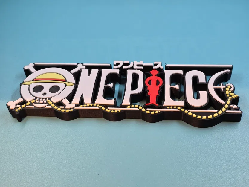 Mô hình Fanart Logo One Piece - Mũ Rơm Monkey D. Luffy - Image 4